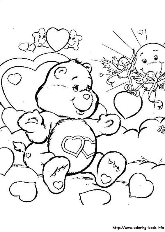 The Care Bears coloring picture